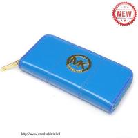 michael kors patent circle logo groot blauw portefeuilles Nederland Pakket o6f5t640